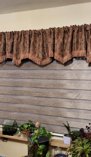 Customer photo review of Keego New Classic No Drill Zebra Shades Cordless Child Safe