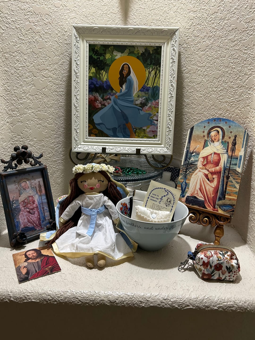 Customer photo review of Blessed Mother Rag Doll