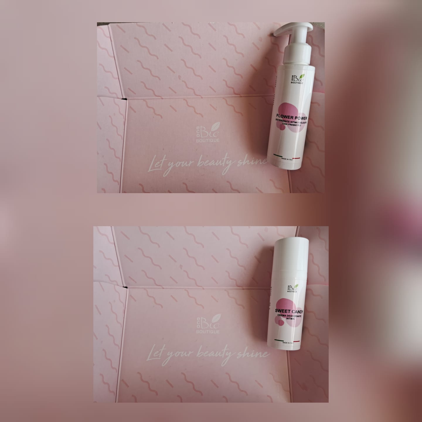 Customer photo review of V Skincare Kit