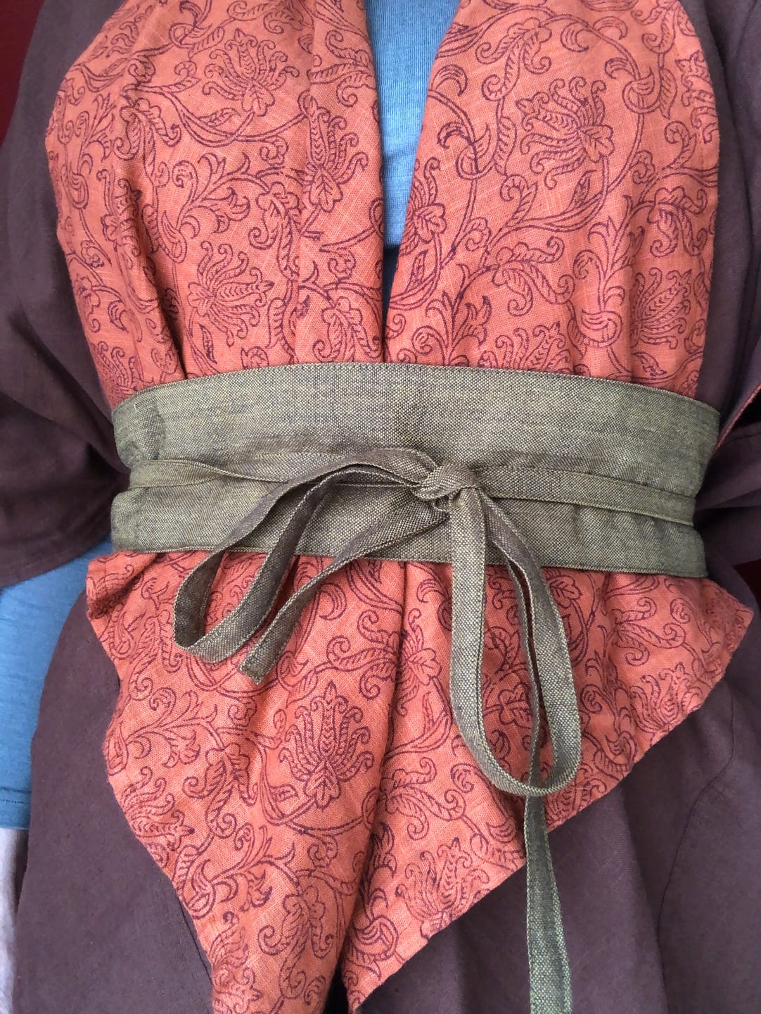 Customer photo review of NEW! Wool Obi Wrap Belt