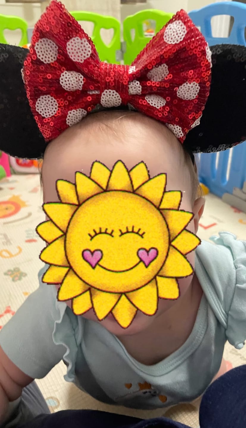 Customer photo review of Elastic Minnie Ears