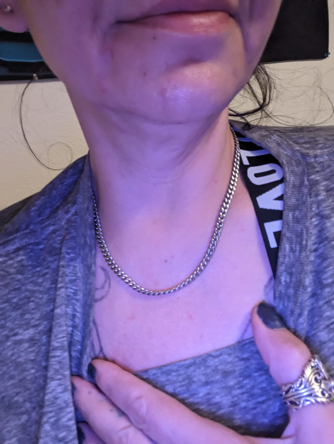 Customer photo review of 5mm Cuban Link Chain