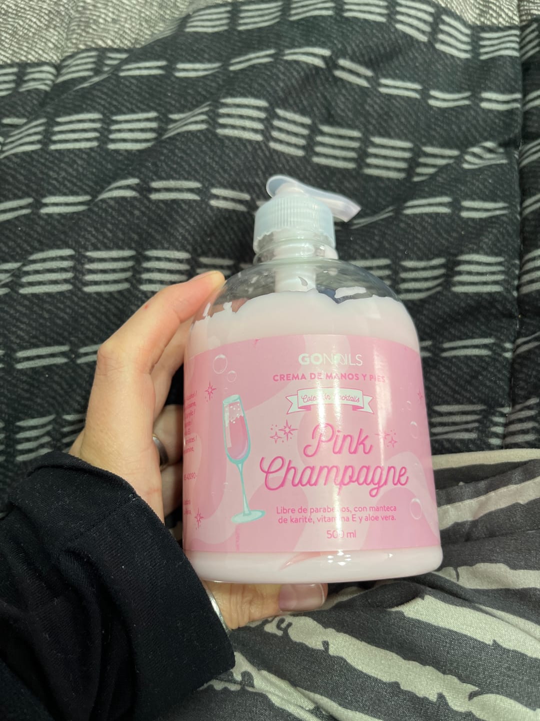 Customer photo review of Crema de Manos y Pies 500 ml - Pink Champane
