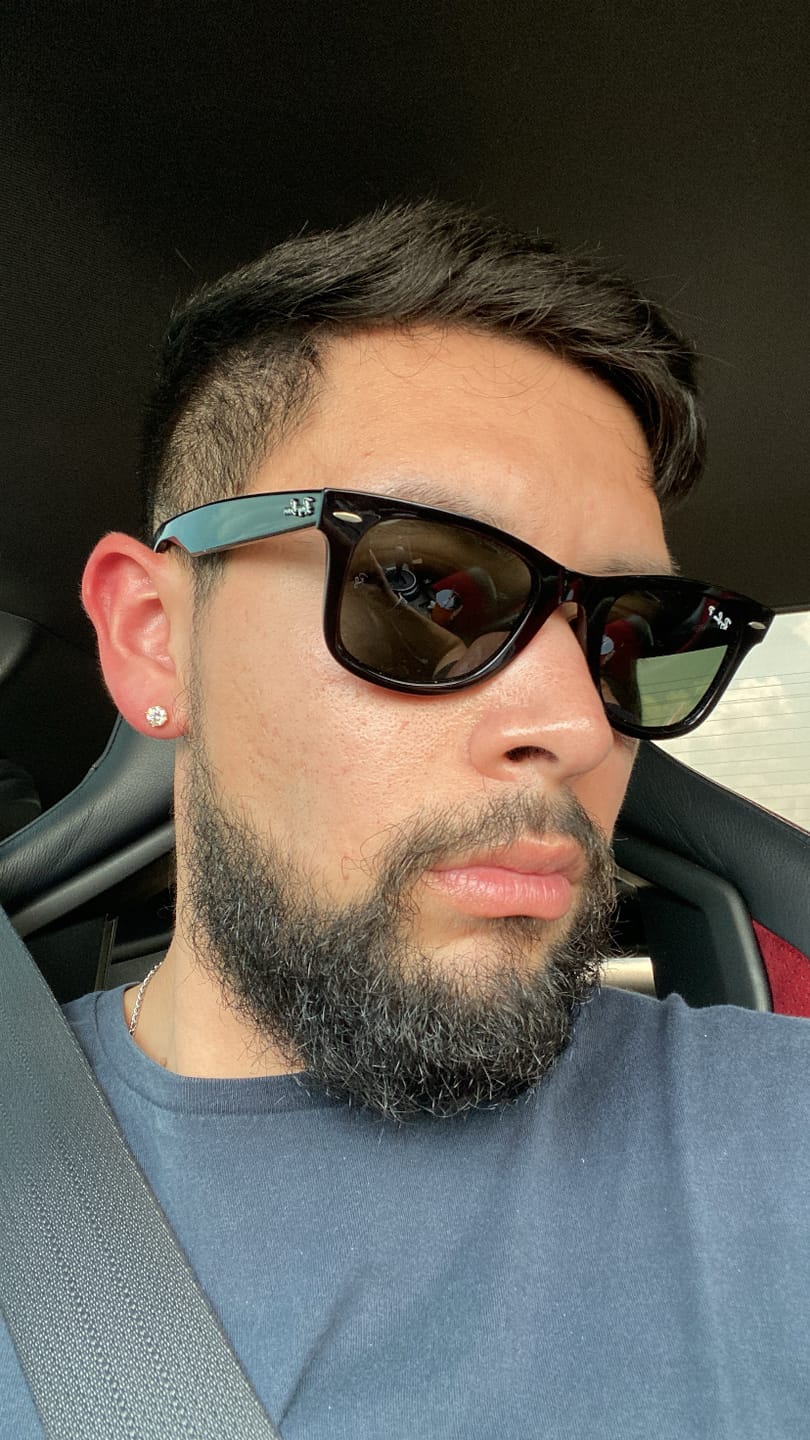 Customer photo review of 6MM Moissanite Earrings