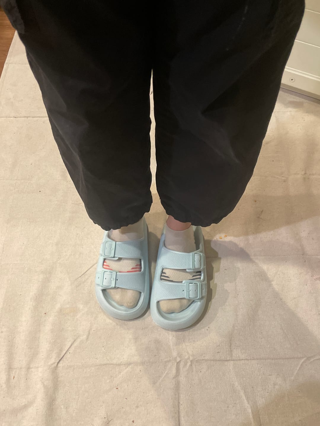 Customer photo review of Cushion Sandals - Cloud Slides