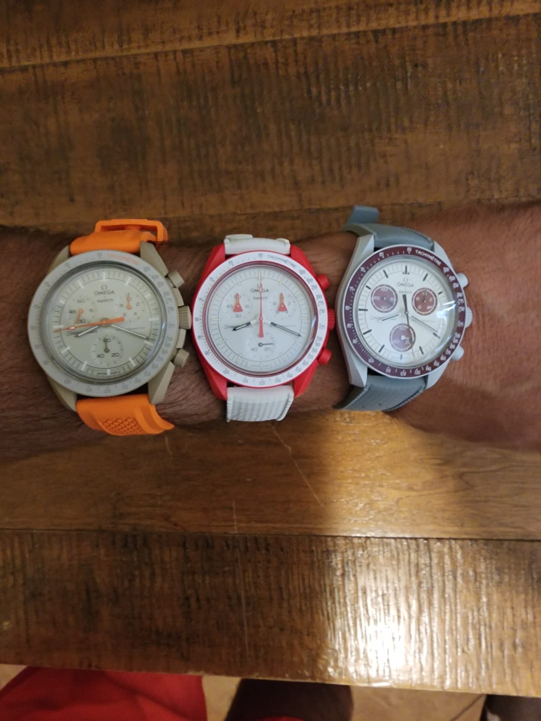 Customer photo review of Leather & Rubber - Red