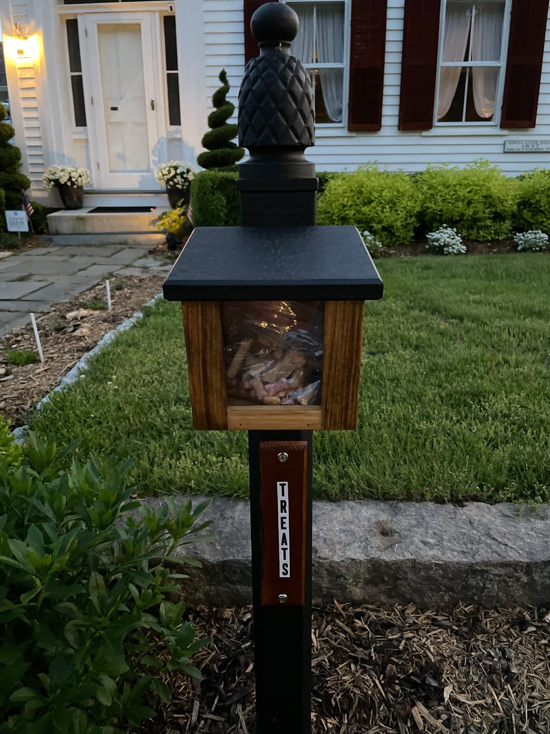 Customer photo review of Dog Treat Box