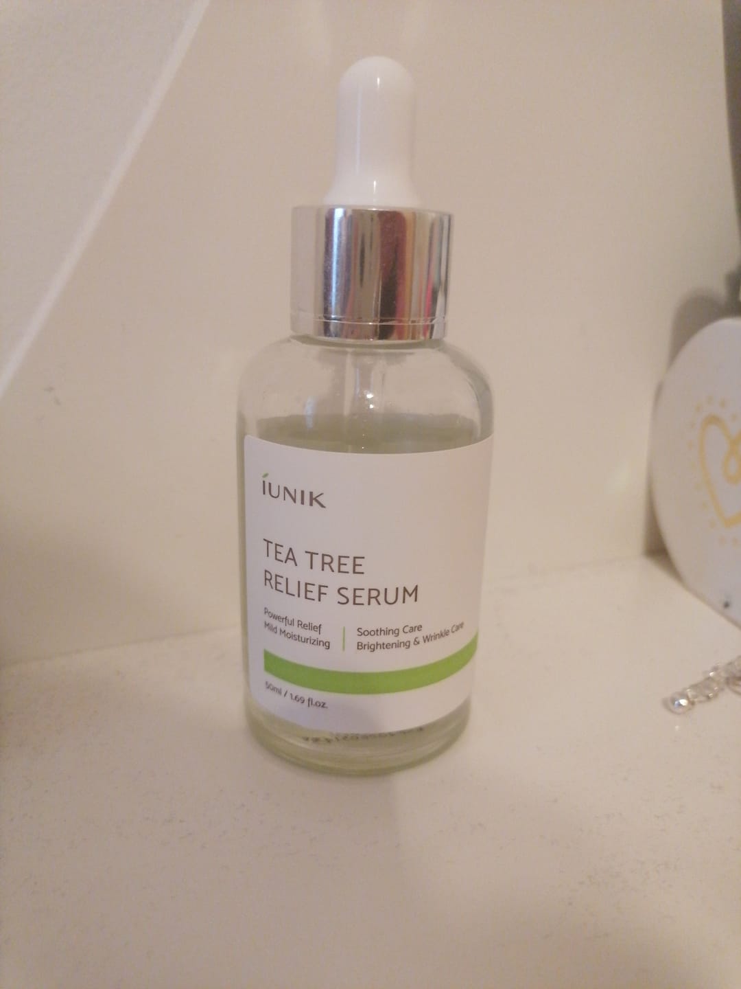 Customer photo review of Tea Tree Relief Serum