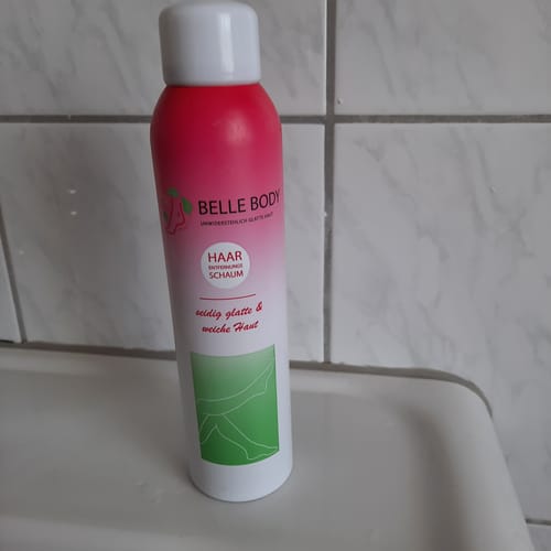 Customer photo review of Belle Body Haarentfernungsschaum