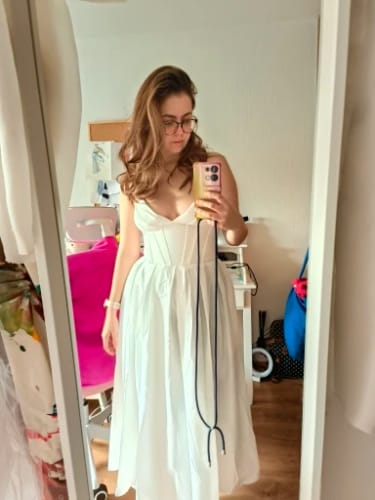 Customer photo review of Armani Midi Dress