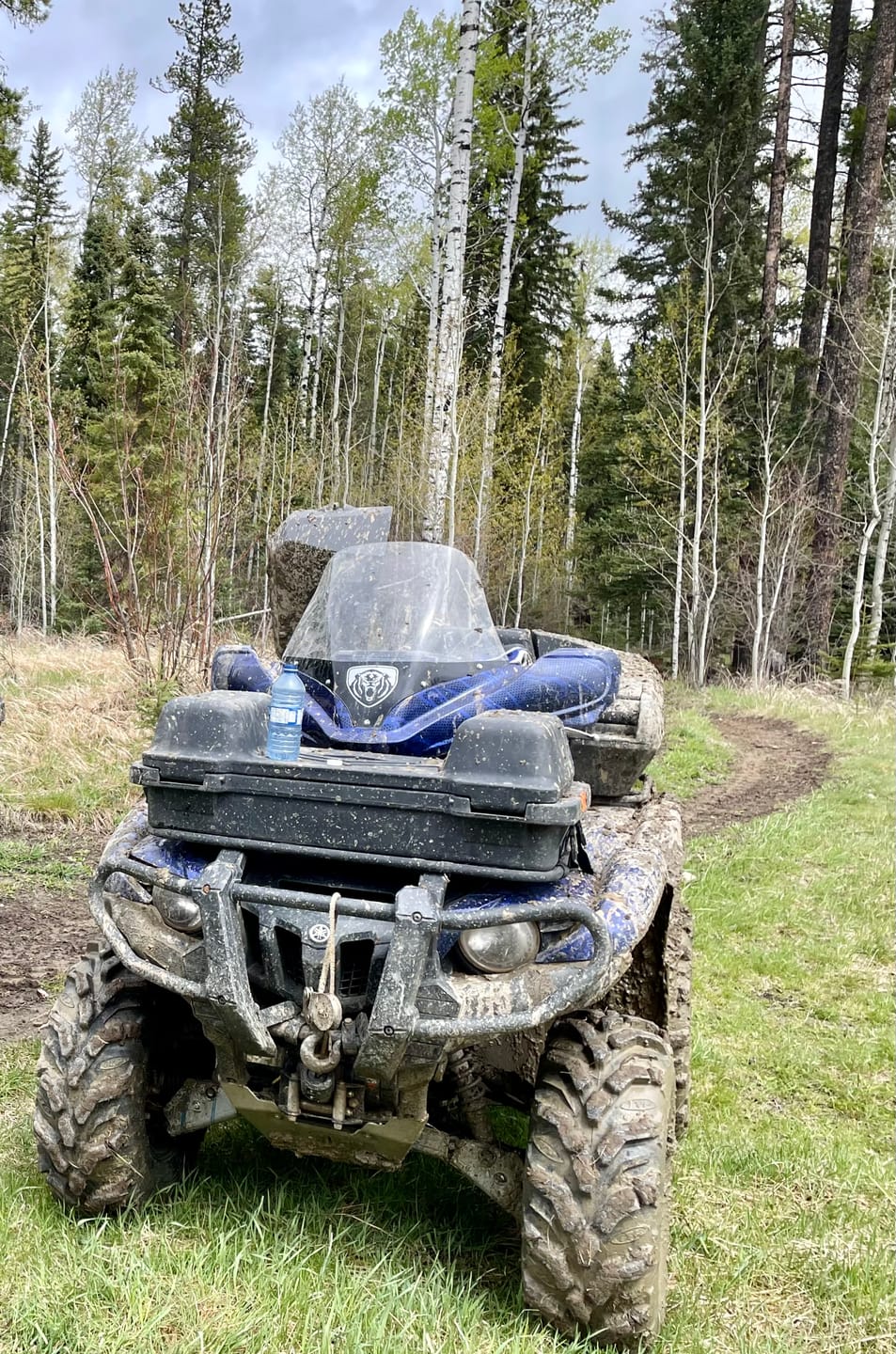 Customer photo review of Complete Aluminum Skid Plates for Yamaha Grizzly 550/700