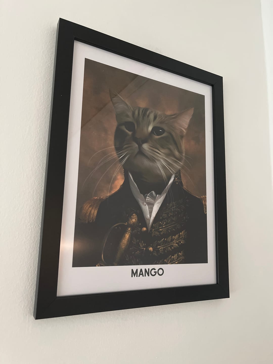 Customer photo review of The Prince Custom Pet Portrait