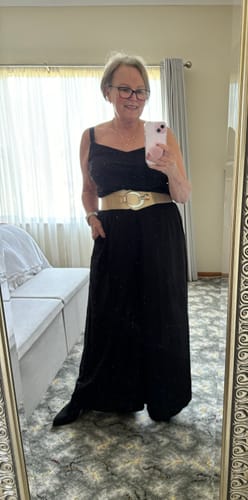 Customer photo review of Riccardo Belt in Matte Gold
