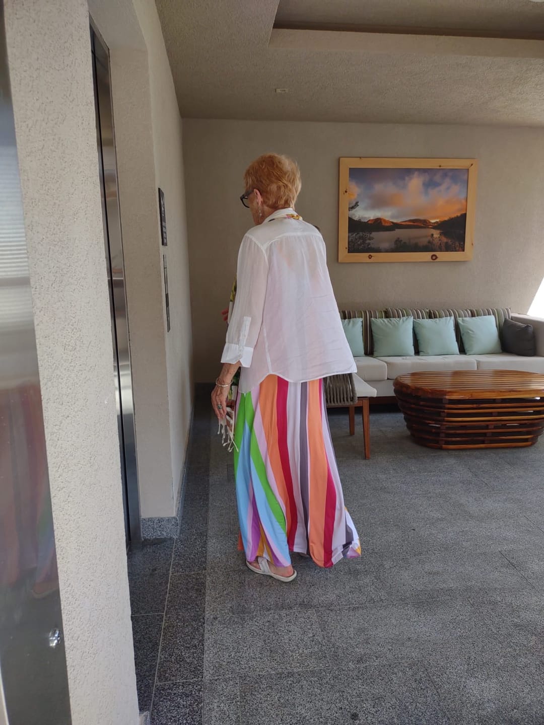 Customer photo review of Malibu Goddess Gown
