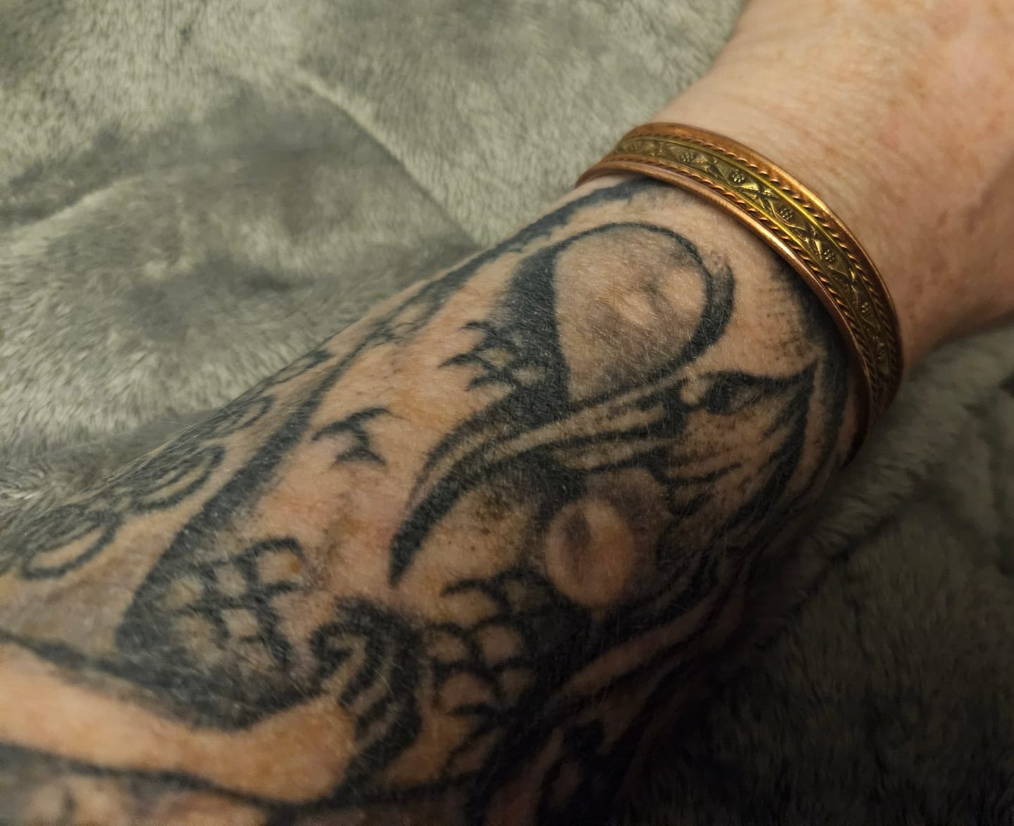 Customer photo review of Aura / Magnetic / Copper Bracelet