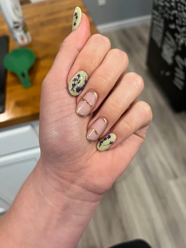 Customer photo review of Hydrangea (Advent Calendar 2022 Day 8) | Dip Powder