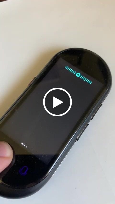 Customer video review of Vormor Z8 Language Translator Device 138 National Languages Intelligent Translator Real-time Voice, Recording, Text Translation Device