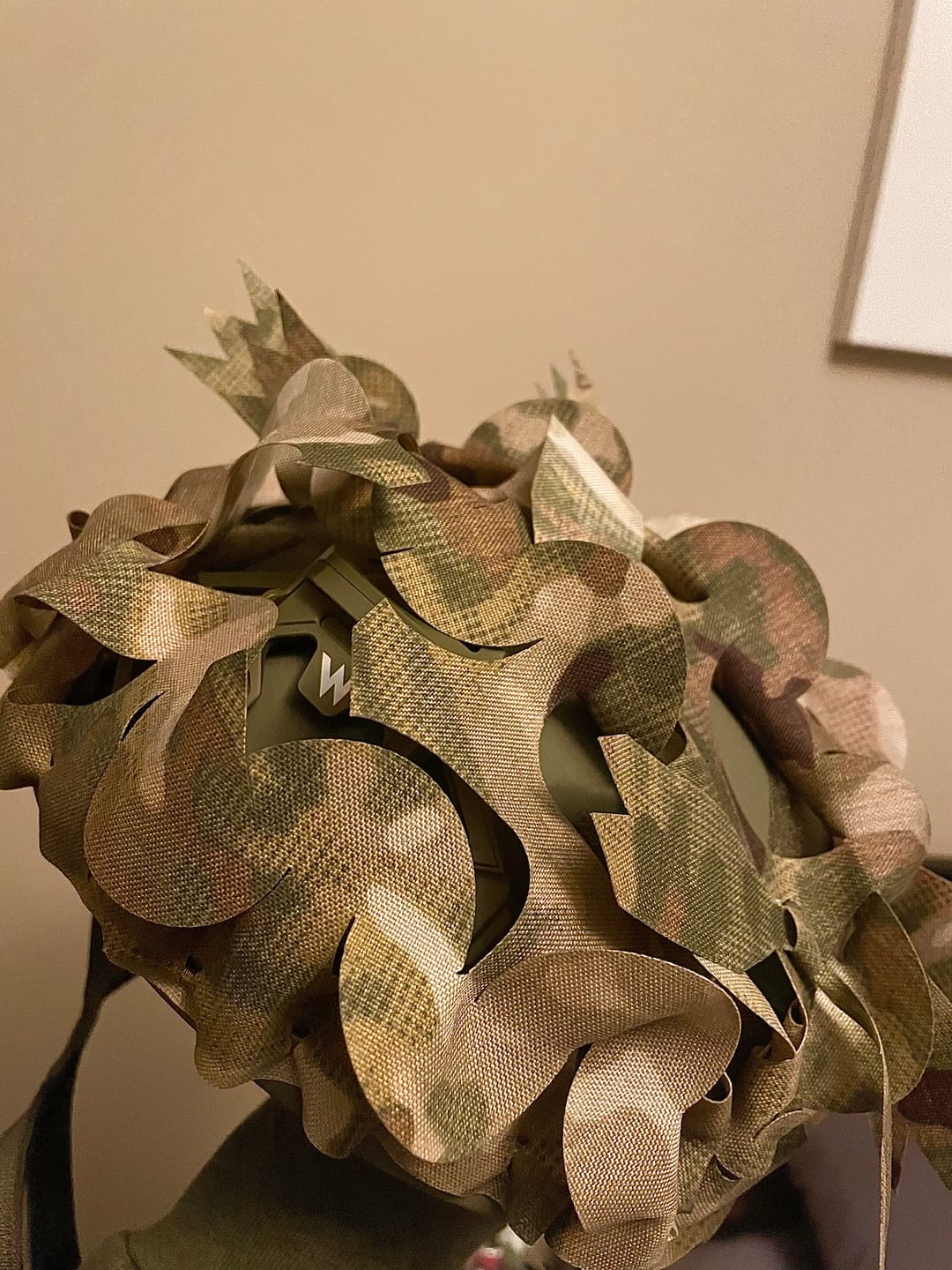 Customer photo review of Predator Ghillie™ Helmet Cover