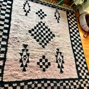 Customer photo review of Beni ourain Authentic Moroccan Rug