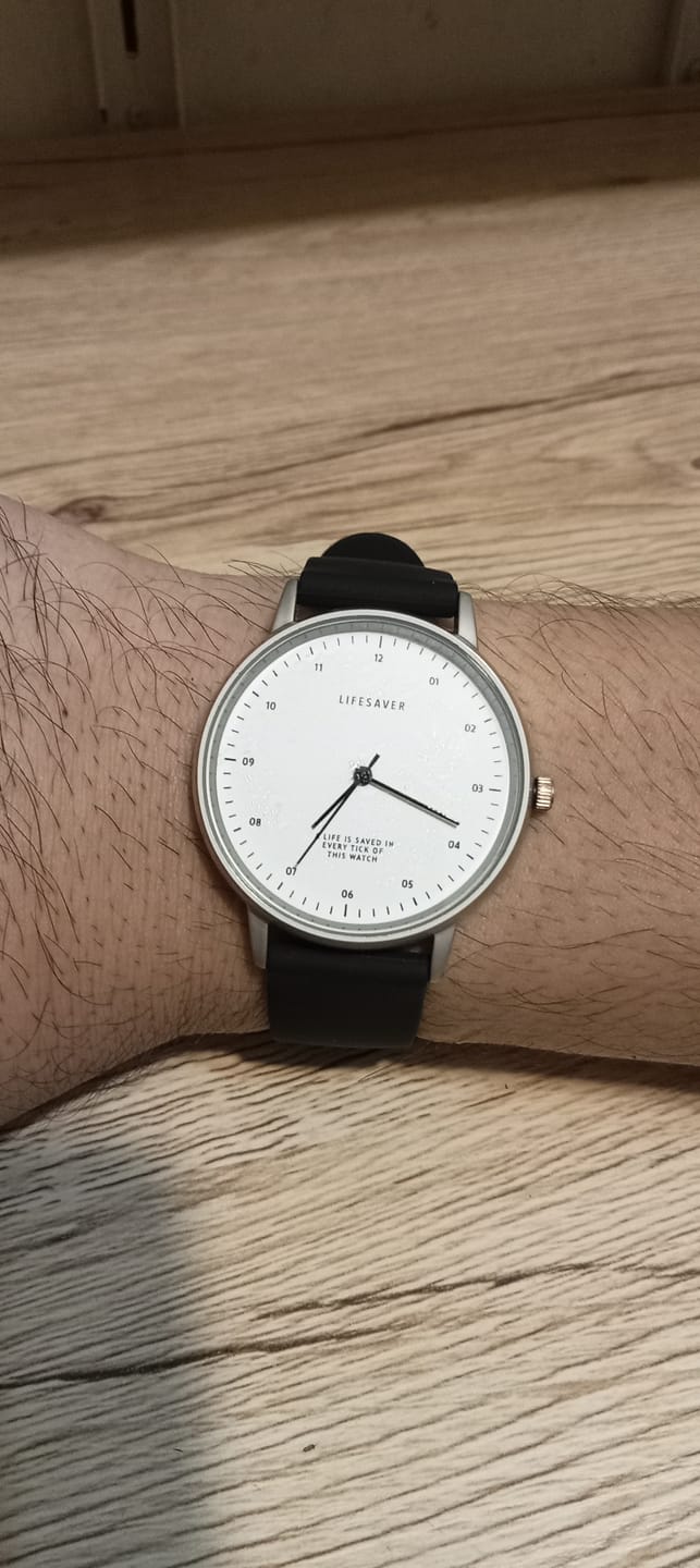 Customer photo review of Life Saver Watch 4.0 – Black