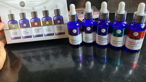 Customer photo review of Kit Facial Con 5 Serums