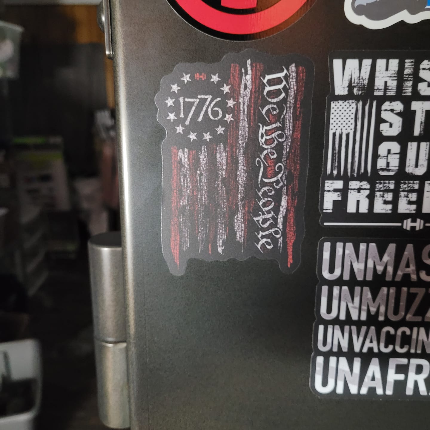 Customer photo review of We The People 1776 Flag