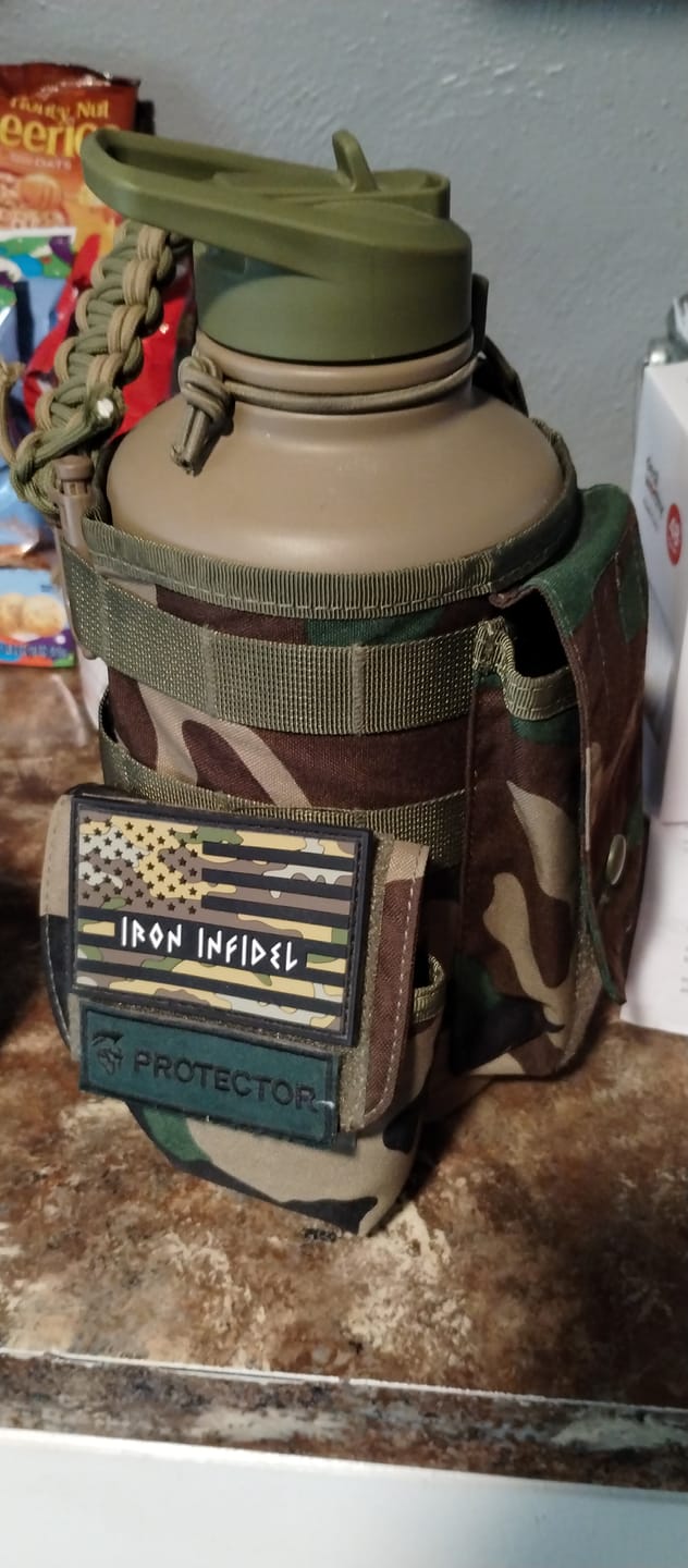 Customer photo review of Battle Bottle Sleeves - 64oz