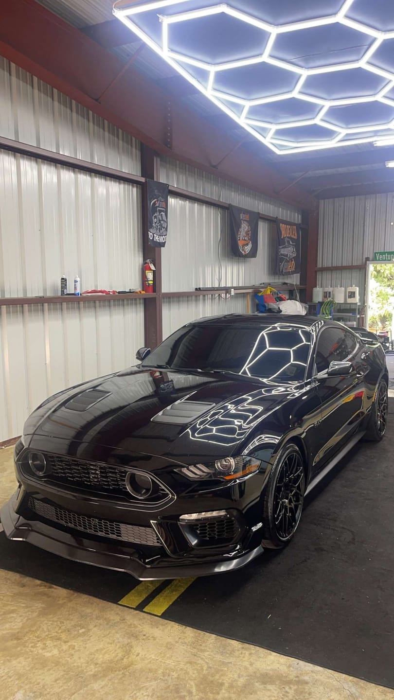 Customer photo review of 2015-23 Ford Mustang Mach 1 Conversion Front Bumper Kit
