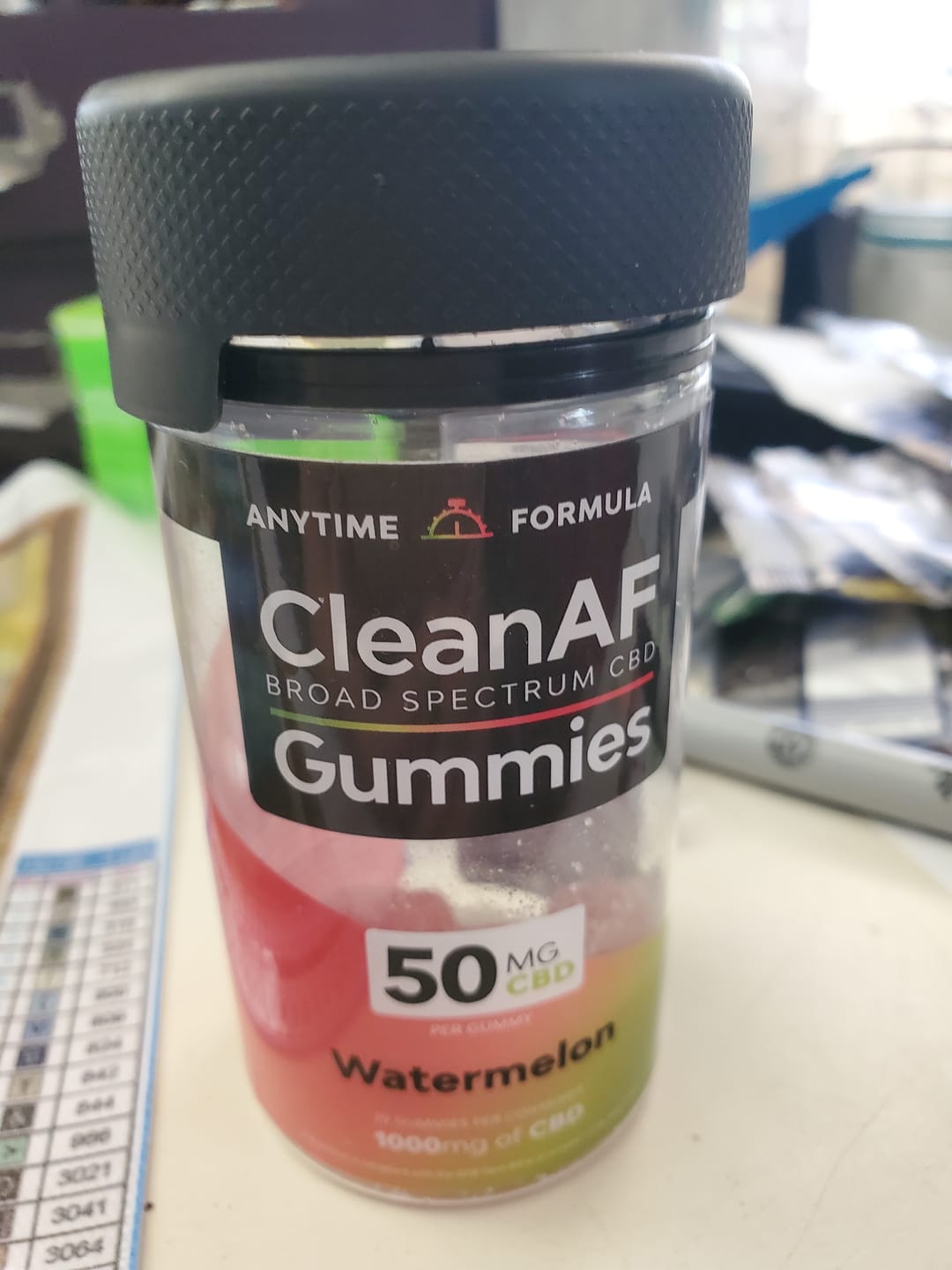Customer photo review of Watermelon CBD Gummies