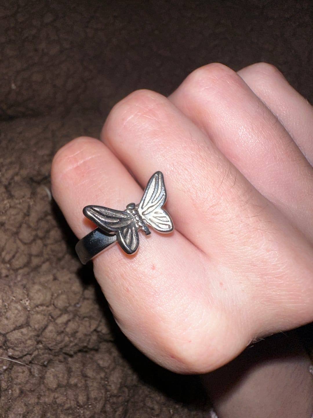 Customer photo review of BUTTERFLY RING