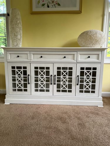 Customer photo review of Prudence 58'' Wide 3 Drawer Vintage Chic Sideboard