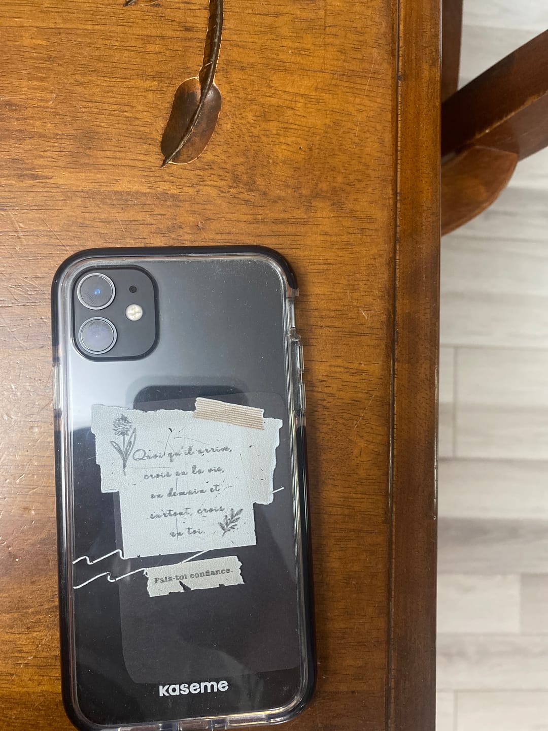 Customer photo review of Foi Clear Case