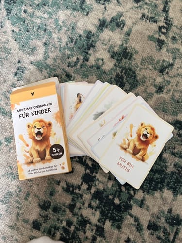 Customer photo review of Affirmationskarten für Kinder