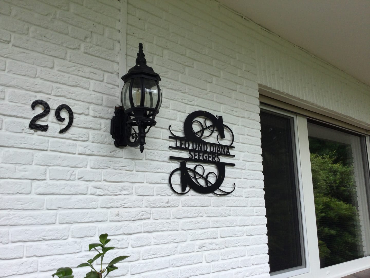 Customer photo review of Namens-Monogramm zweizeilig (personalisierbar)