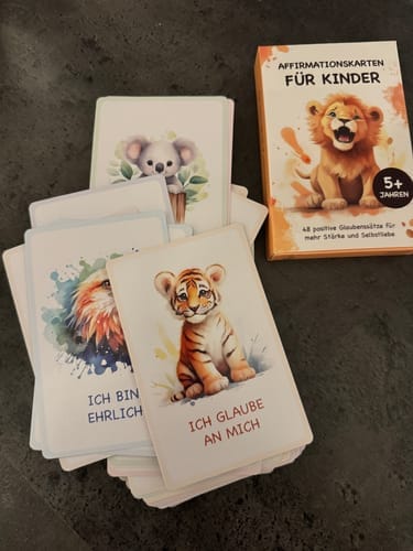 Customer photo review of Affirmationskarten für Kinder