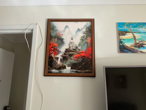 Customer photo review of Cascade (Paint by Numbers)