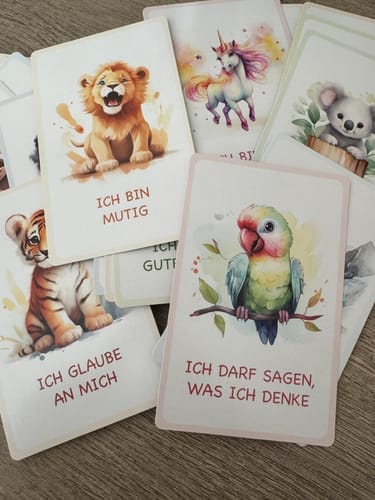 Customer photo review of Affirmationskarten für Kinder