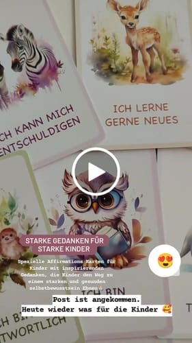 Customer photo review of Affirmationskarten für Kinder