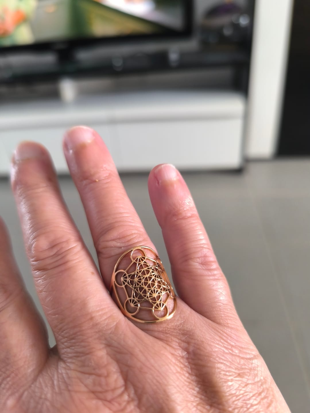 Customer photo review of Bague Ajustable Métatron
