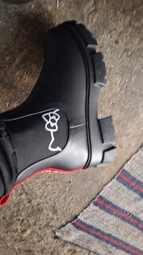 Customer photo review of HK Chelsea Biker Black Boot