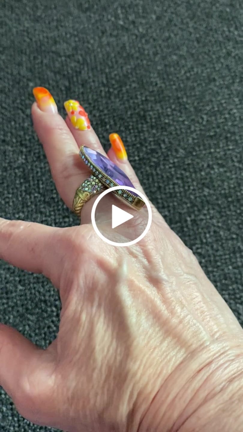 Customer video review of HEIDI DAUS®"Fabulous Feng Shui" Oversized Crystal Statement Ring