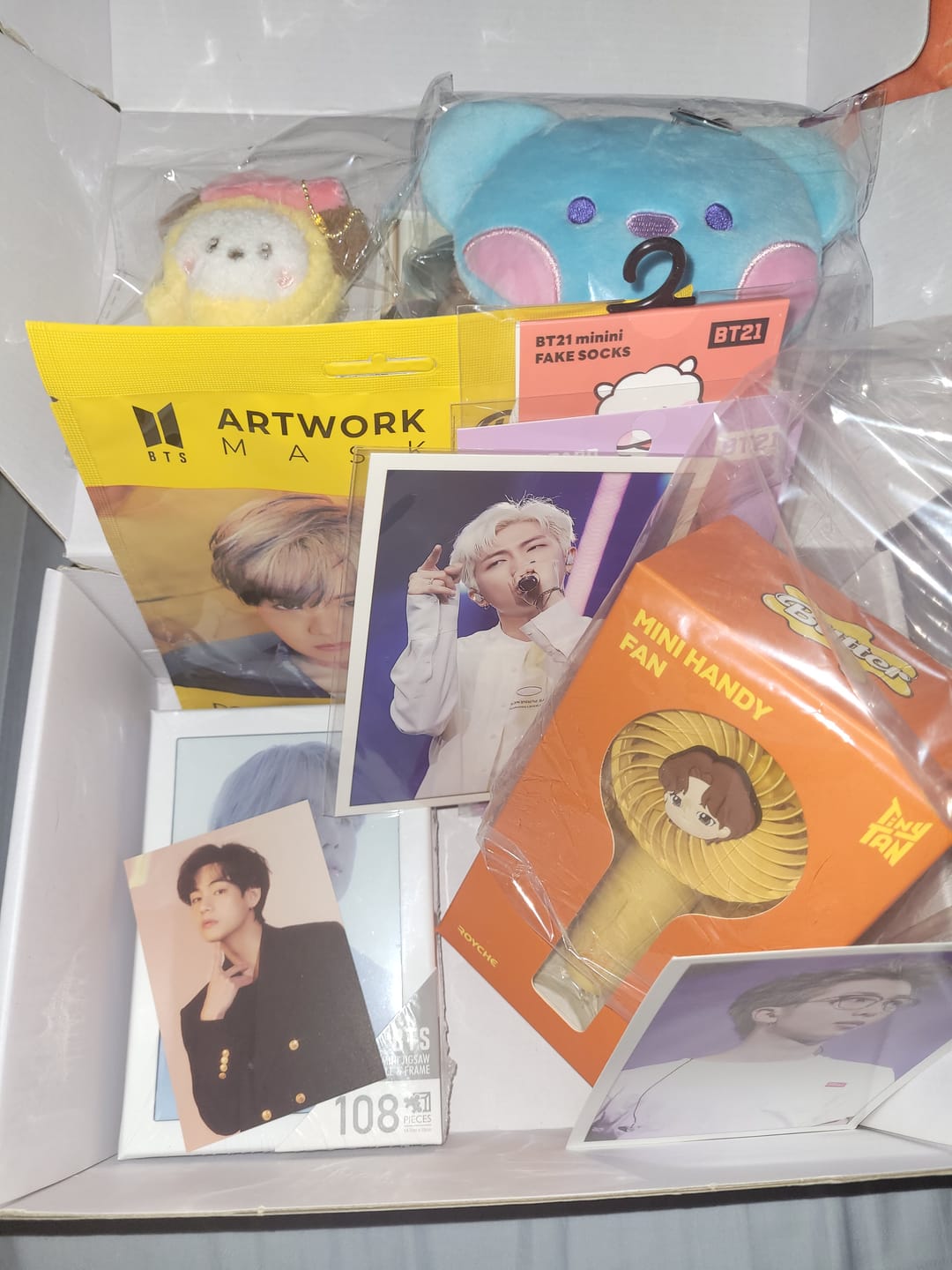 Customer photo review of BTS MYSTERY RANDOM BOX [RENEWAL VERSION]