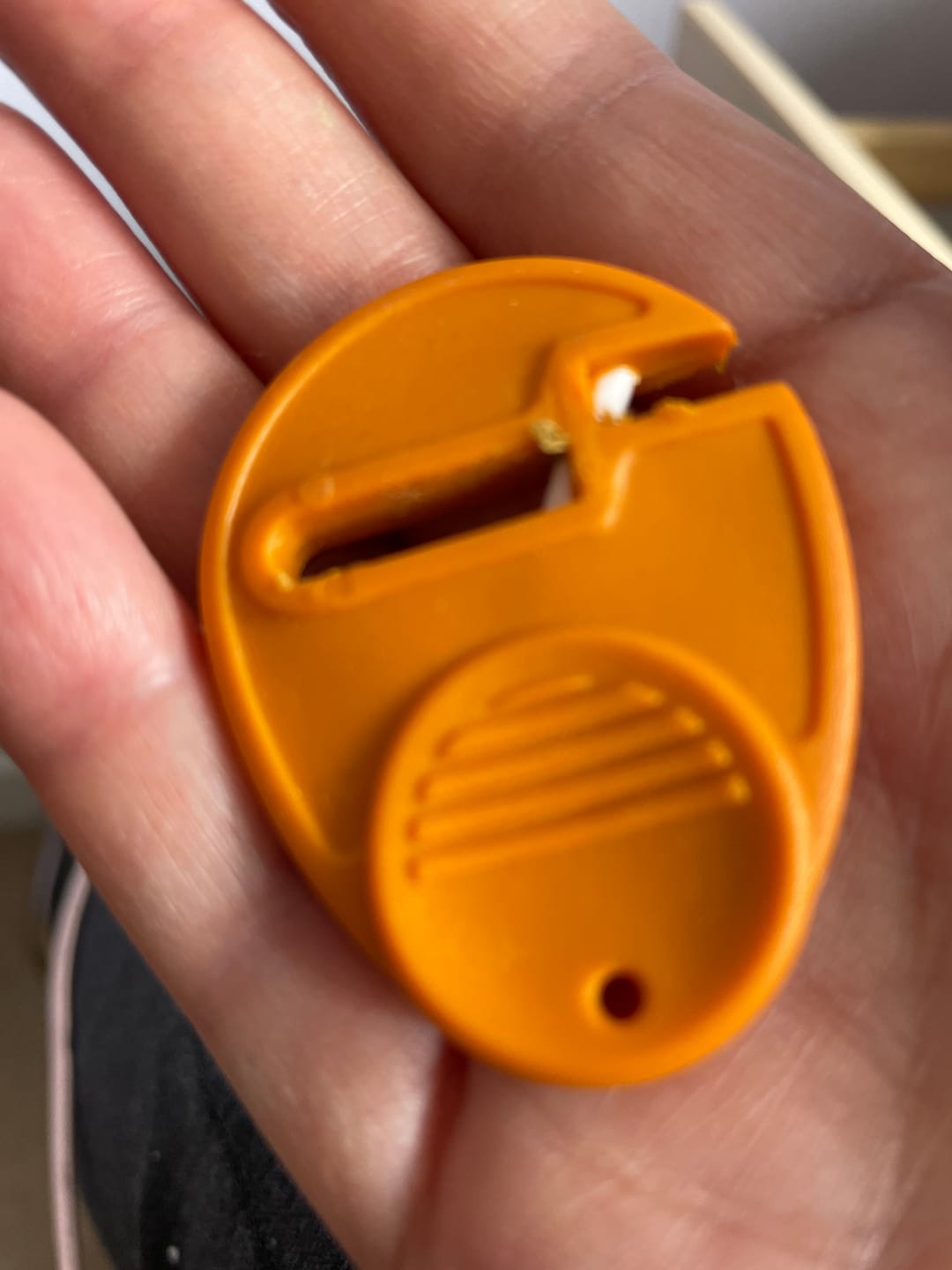Customer photo review of Fiskars Scissors Sharpener