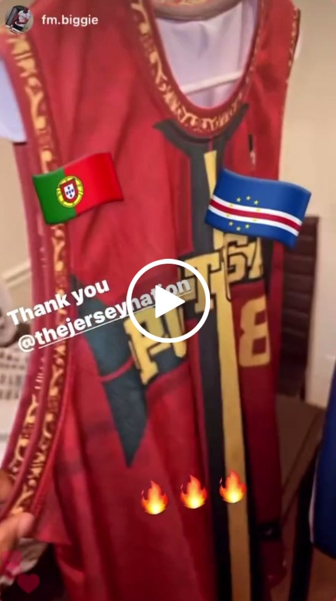 Customer video review of Cape Verde Custom Basketball Jersey
