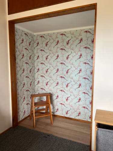 Customer photo review of Koi and Blossom Wallpaper - 3 Colours