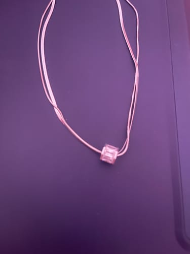 Customer photo review of Rolling Stones Herringbone Snake Chain Necklace