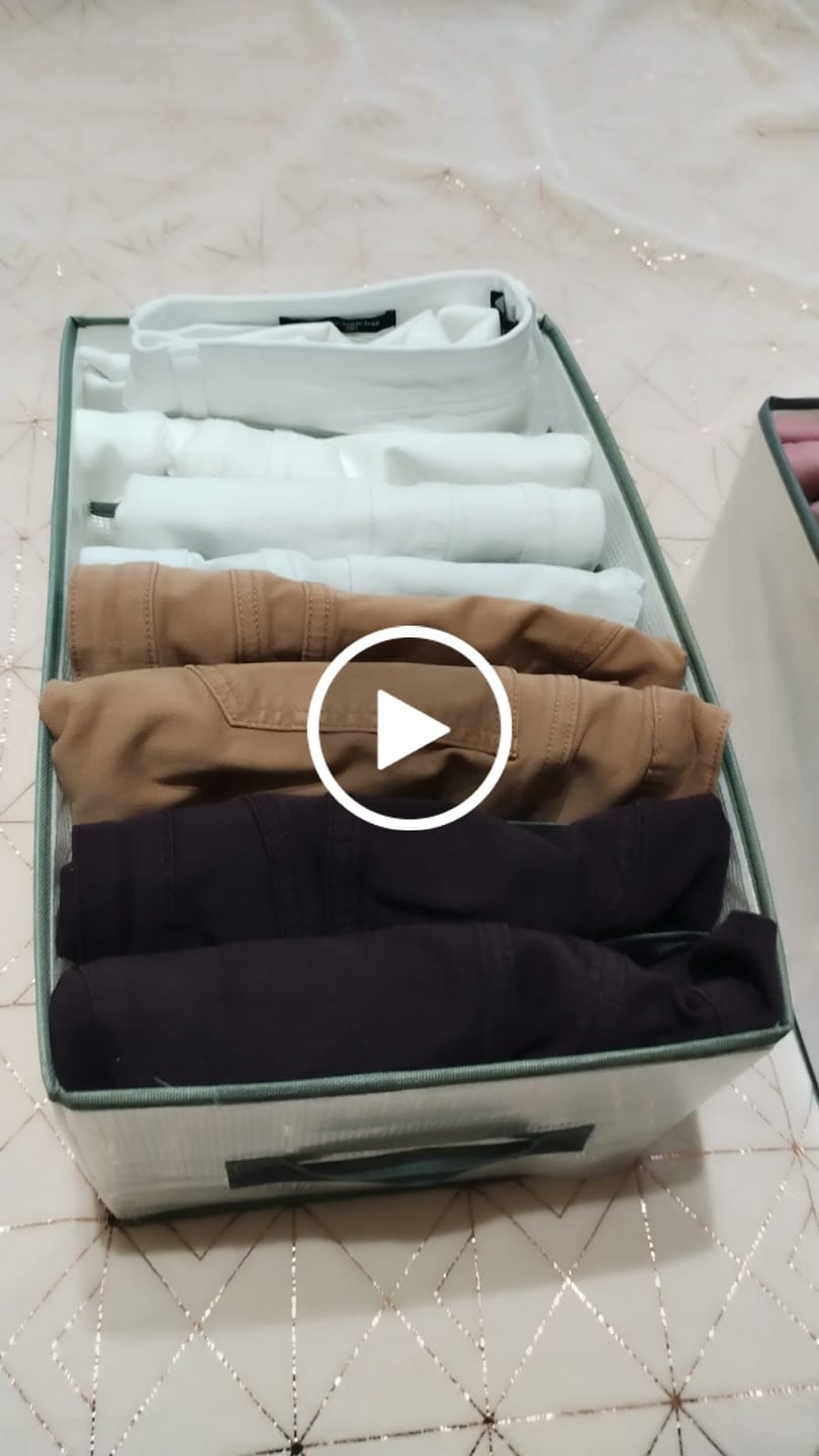Customer video review of Organizador Clot para Ropa con 8 Divisiones