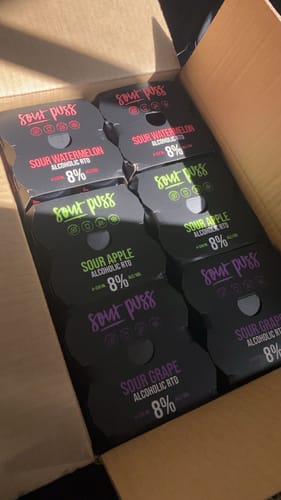 Customer photo review of Sour Puss RTD Mixed 24 x  330ml