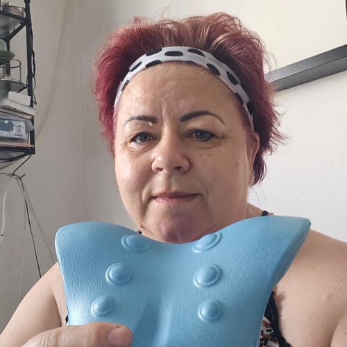 Customer photo review of Kiropraktikus Nyak- és Váll Lazító Párna