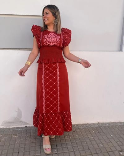 Customer photo review of Jenna Maxi Dress